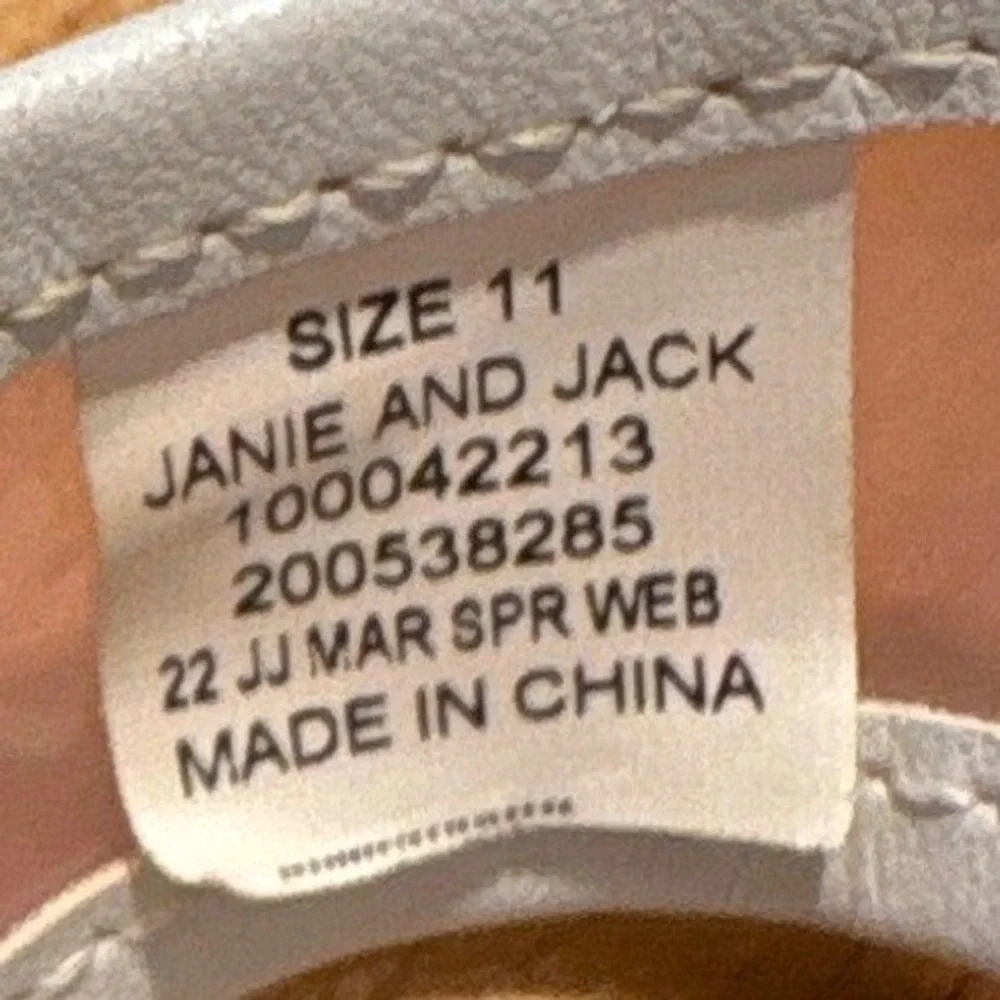 Janie and Jack Slide Sandals Girls Size 11 Pink Flamingo Crisscross Strap Water